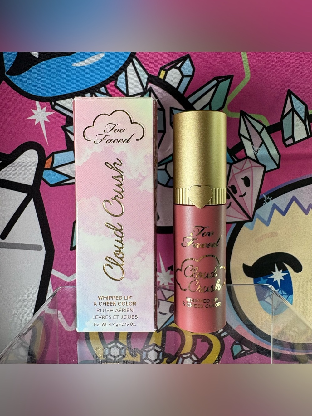 Too Faced "Headliner" Cloud Crush Whipped Lip & Cheek Color 4.3g Full Size